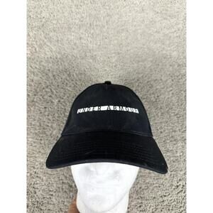 Under Armour Hat Cap Strap Back Womens One Size Black Classic Fit Athletic Logo